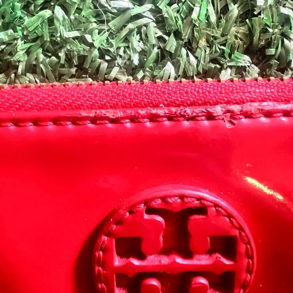 TORY BURCH red leather wallet 🫶🏼🌹 - Picture 5 of 14